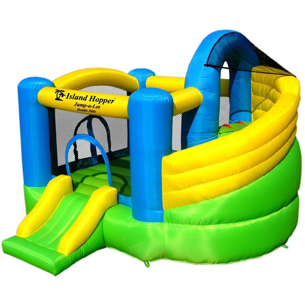 Island Hopper Jump-A-Lot Double Slide Bounce House