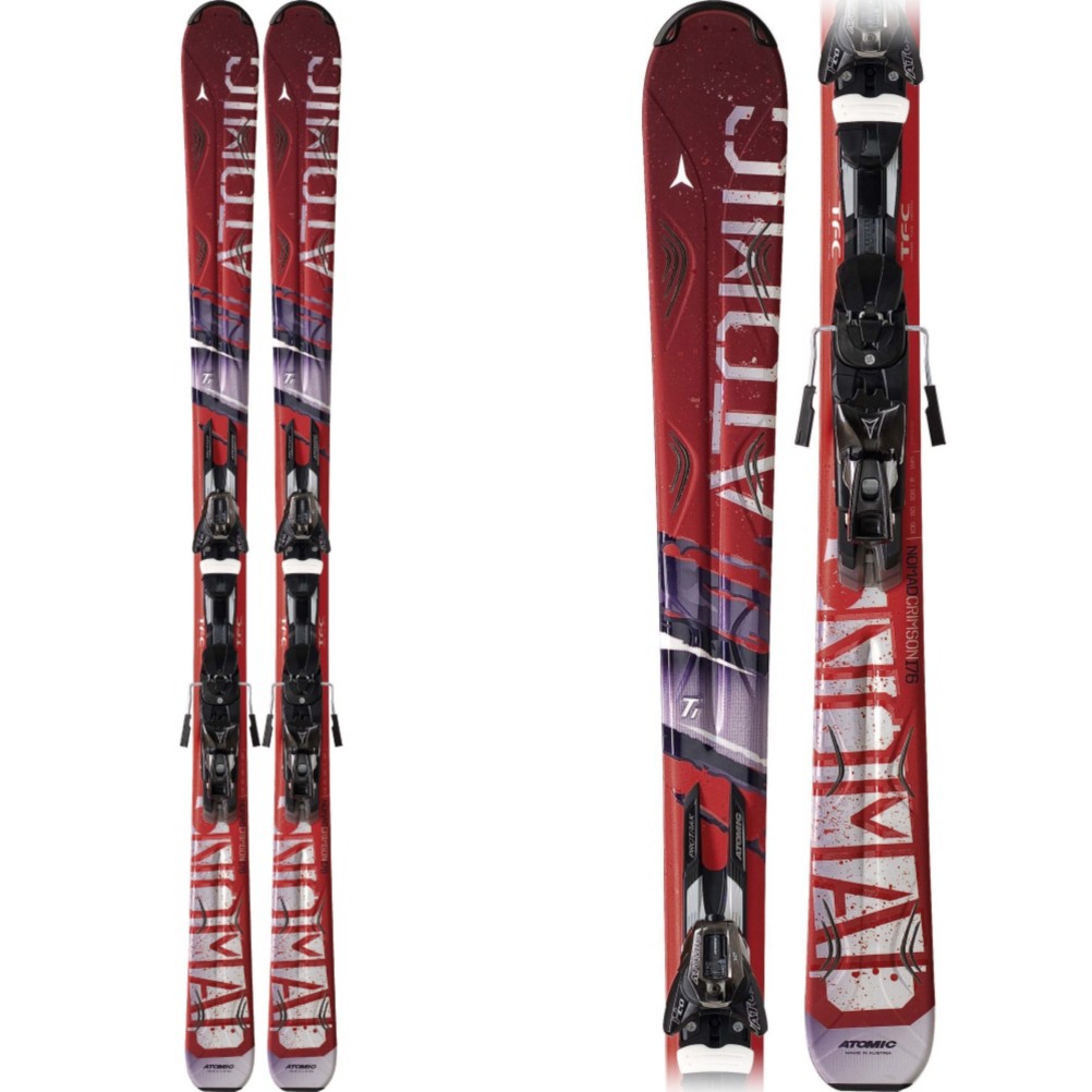 Atomic Crimson Ti Skis with XTO 12 Bindings 2010