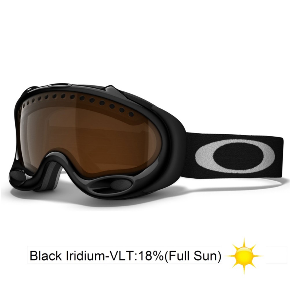 Oakley A Frame Goggles 2014, Jet Black-Black Iridium, swatch