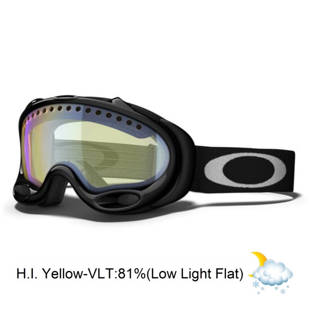 Oakley A Frame Goggles 2014, Jet Black-H.i. Yellow, swatch