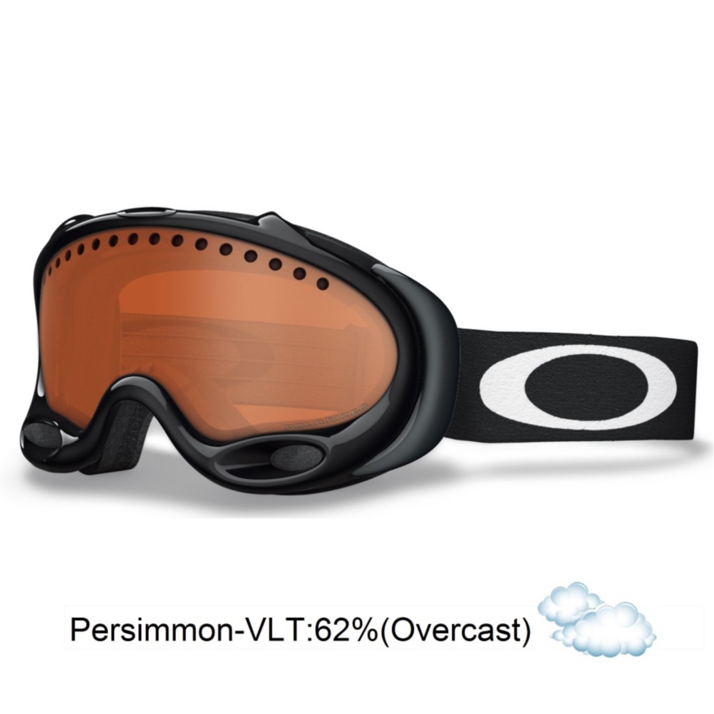 Oakley A Frame Goggles 2013, Jet Black-Persimmon, swatch