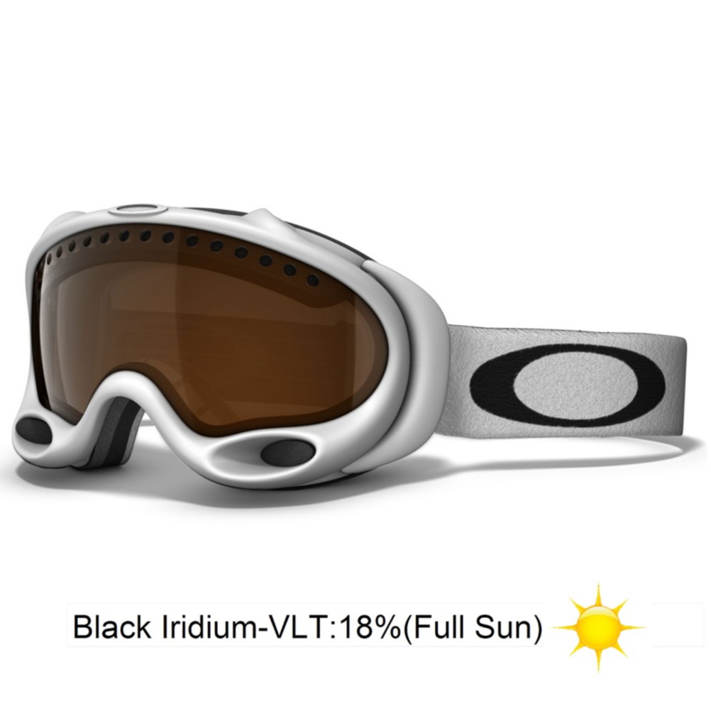 Oakley A Frame Goggles 2013, Matte White-Black Iridium, swatch