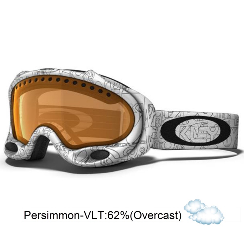 Oakley A Frame Goggles 2013, White Factory Text-Persimmon, swatch
