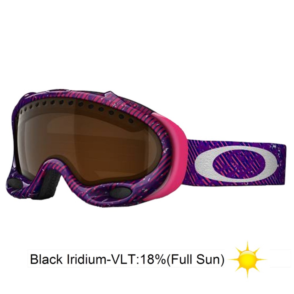 Oakley A Frame Goggles 2013, Camo Net Purple Pink-Black Iridium, swatch