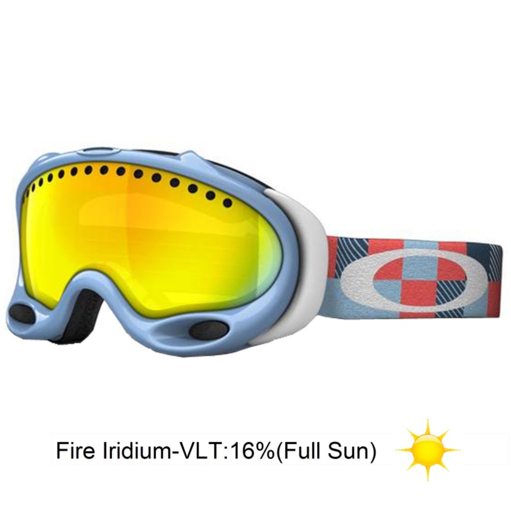 Oakley A Frame Goggles 2013, Crystal Blue Digi Camo-Fire Iridium, swatch