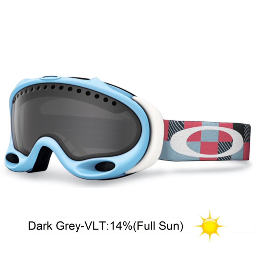 Oakley A Frame Goggles 2013, Crystal Blue Digi Camo-Dark Grey, swatch