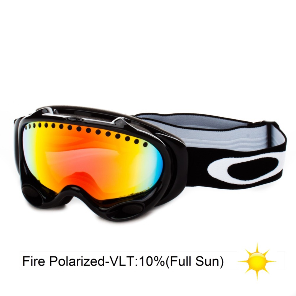 Oakley A Frame Polarized Goggles 2014, Jet Black-Fire Polarized, medium