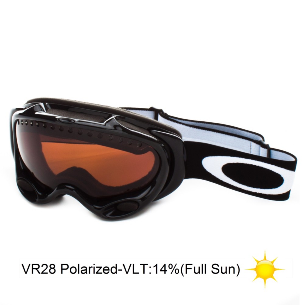 Oakley A Frame Polarized Goggles 2014, Jet Black-VR28 Polarized, swatch