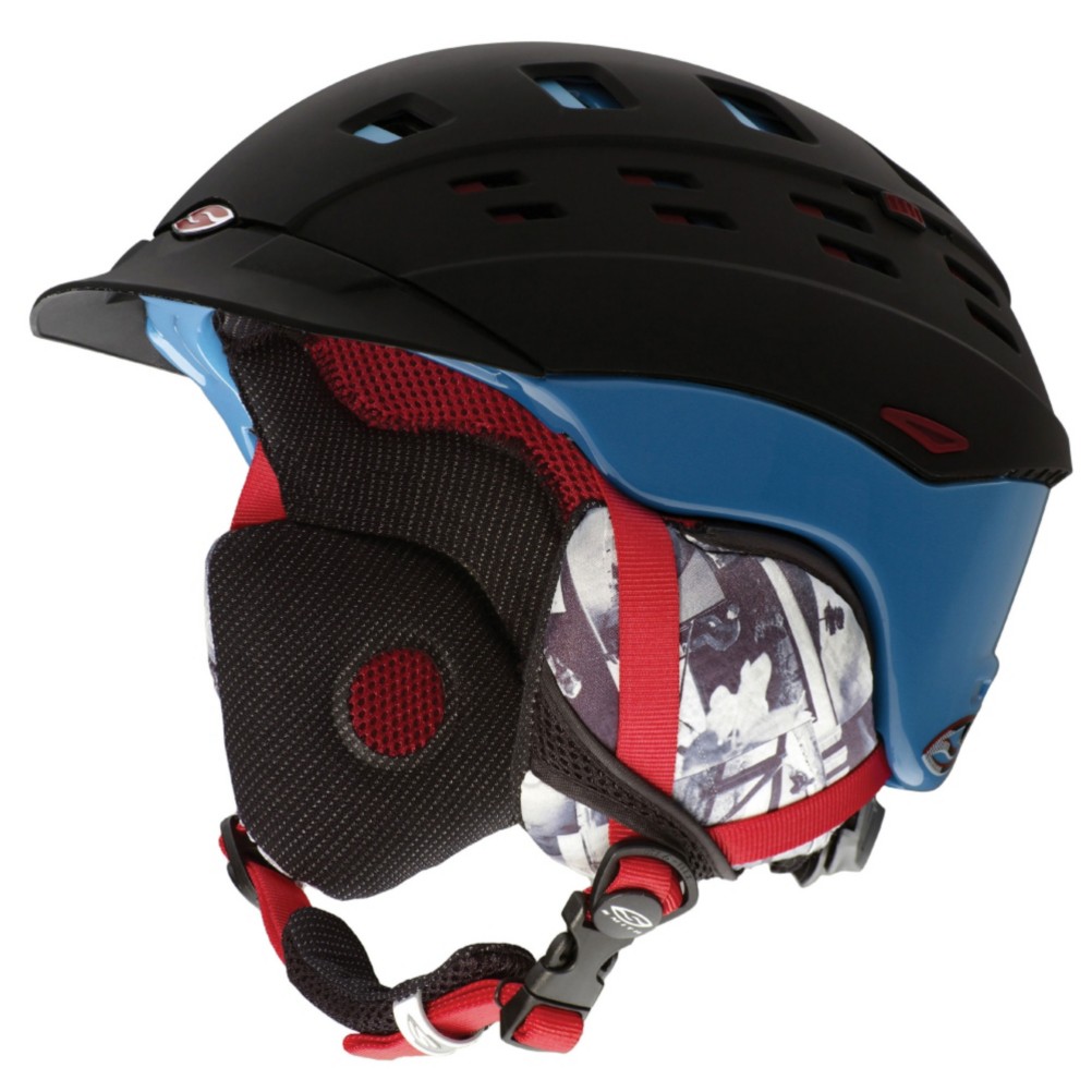Smith Variant Brim Helmet - Adult 2010 - Medium/Matte-Black-Blue-Photog