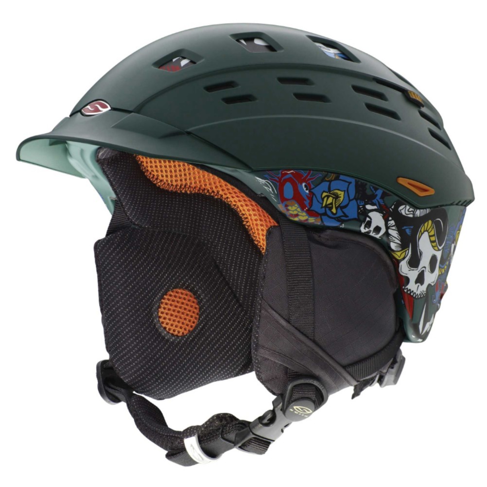 Smith Variant Brim Helmet - Adult 2010 - Large/Emerald-Ink-&-Daggers