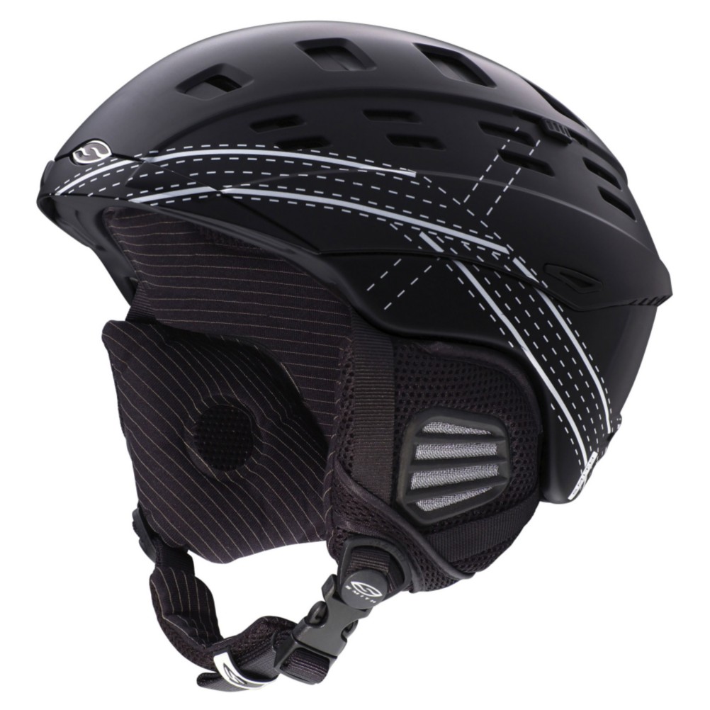 Smith Variant Helmet - Adult 2010 - Medium/Black-Pinstripe