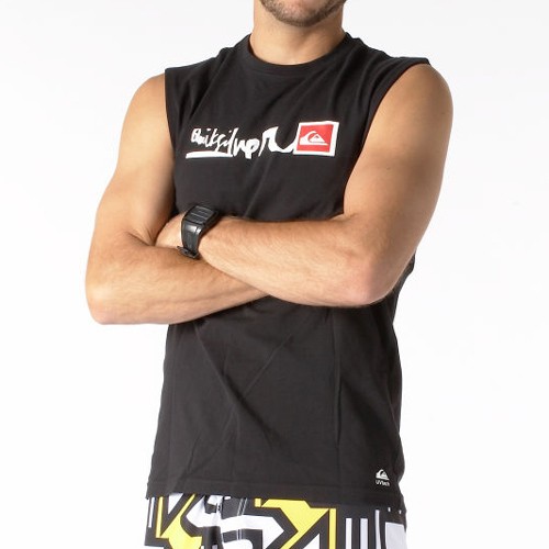 Quiksilver Passport Cotton Surf Tank Rashguard - Mens
