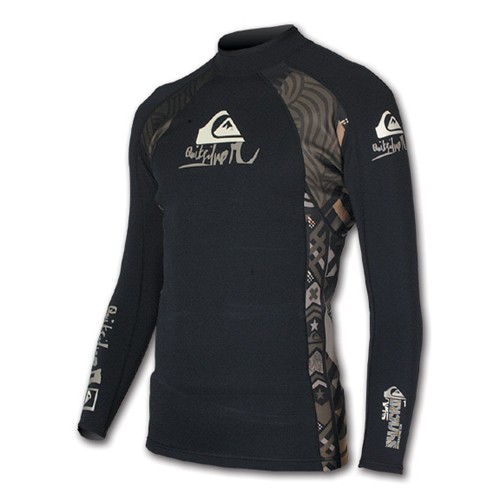 Quiksilver Syncro FlatLock 1mm Long Sleeve Jacket Wetsuit Top - Boys