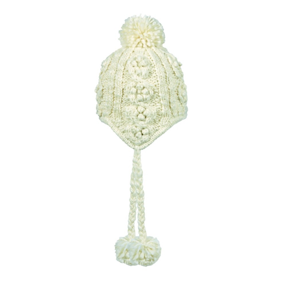 Turtle Fur Aran Hand Knit Womens Hat, , medium