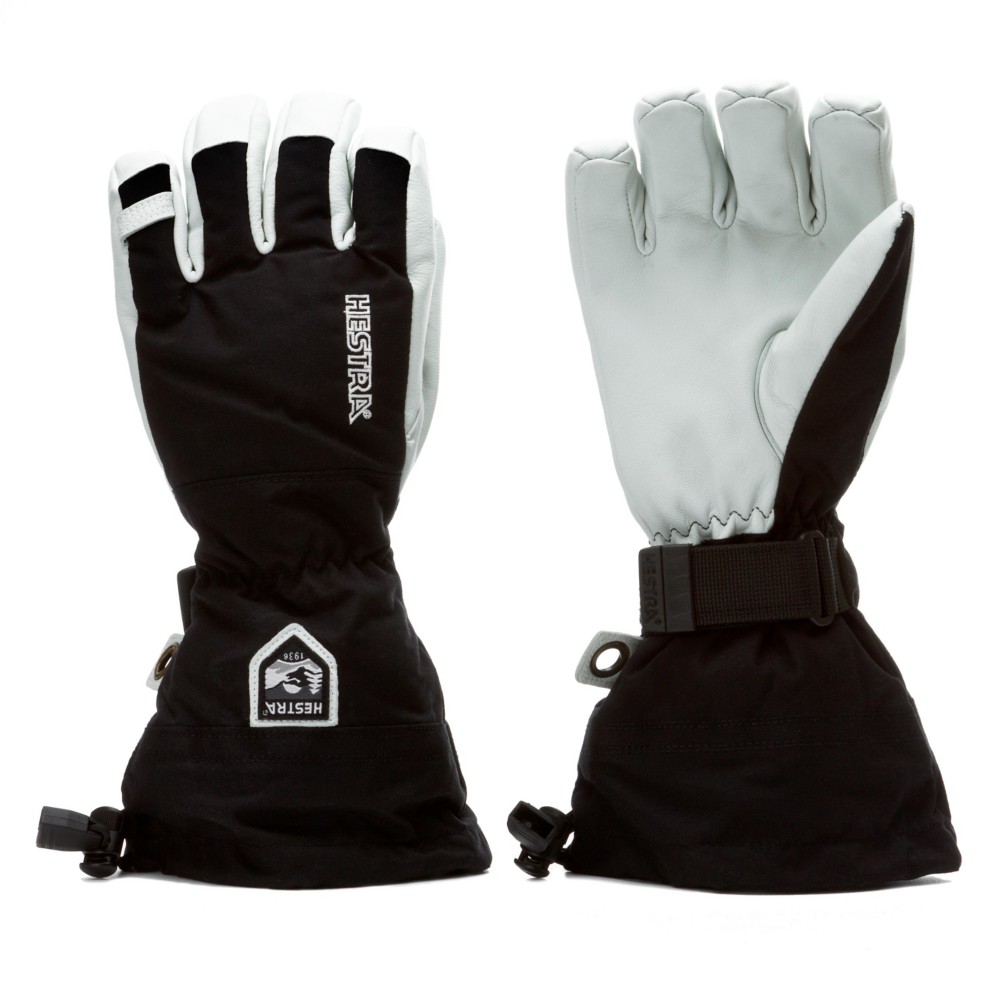 Hestra Heli Gloves, Black, medium