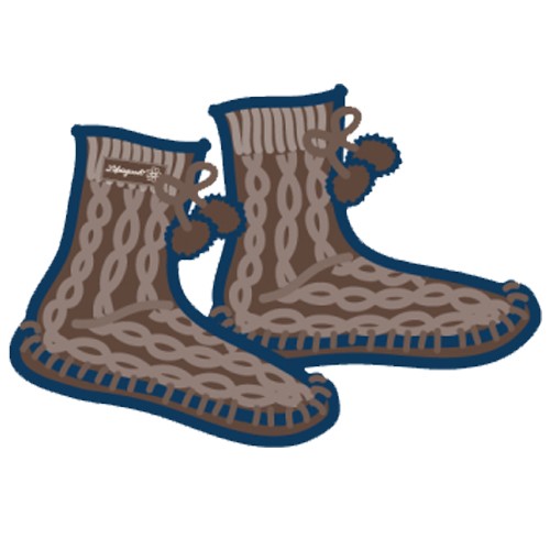 Life Is Good Snuggle Slipper Socks - Womens 2010