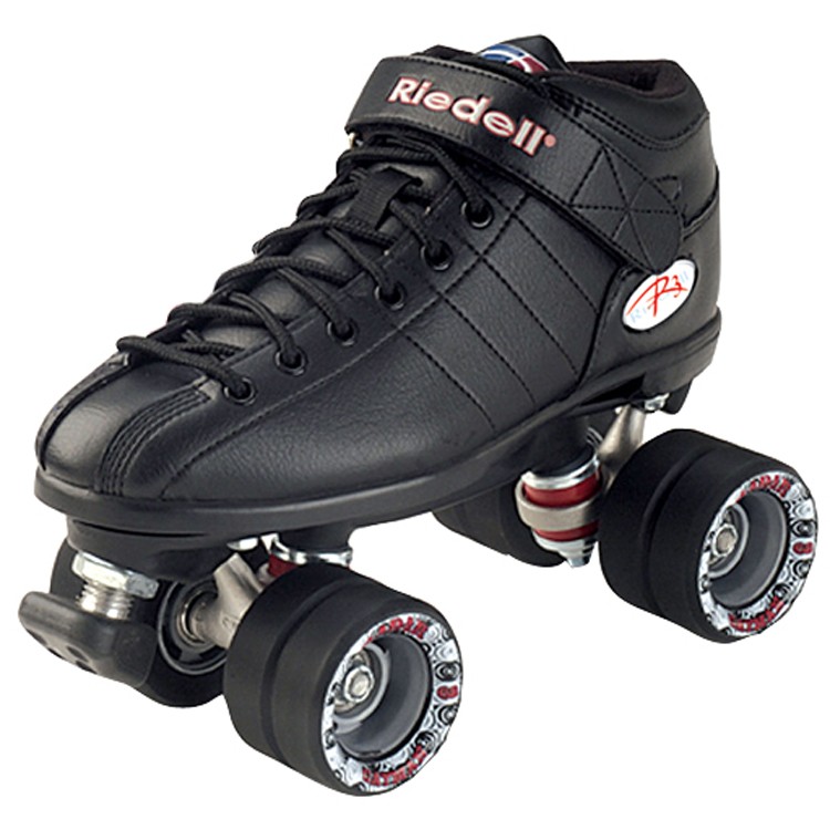 Riedell R3 Boys Speed Roller Skates, Black, medium