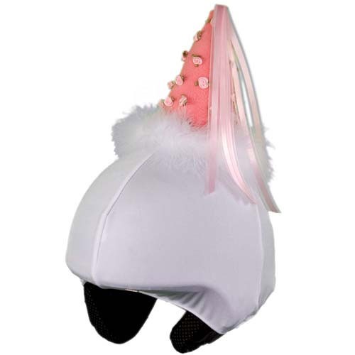 Mental Princess Helmet Cover, White, medium
