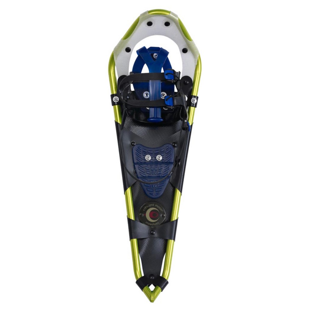 Crescent Moon Gold Series 12 Race Binding Running Snowshoes, Screaming Yellow, swatch