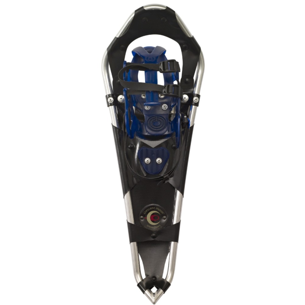 Crescent Moon Silver Series 13 Buckle Binding Snowshoes, Polished Aluminum, medium
