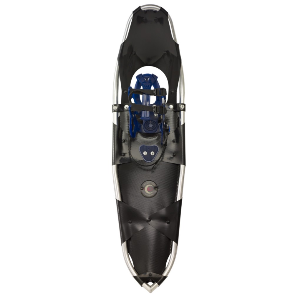 Crescent Moon Silver Series 17 Buckle Binding Backcountry Snowshoes, Polished Aluminum, medium