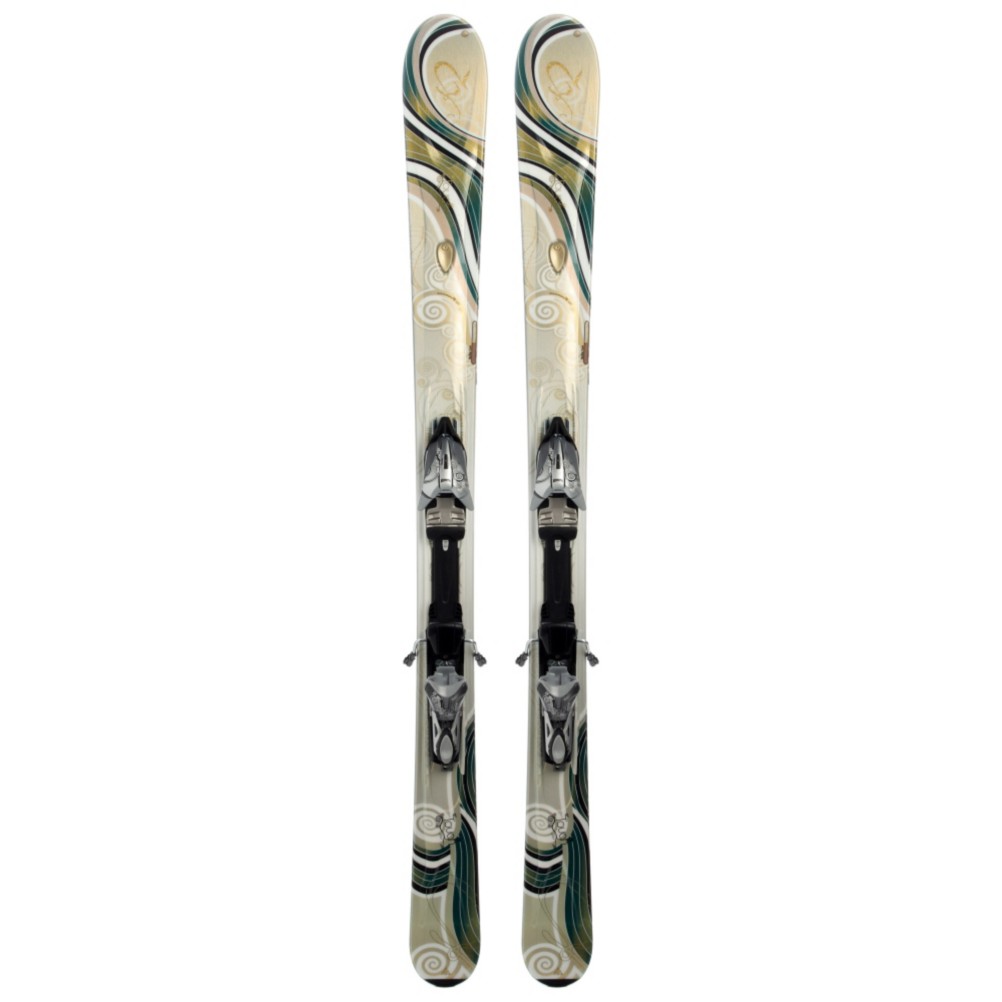 K2 T:9 Tough Luv Womens Skis with M1 11.0 Ti Demo Bindings 2009