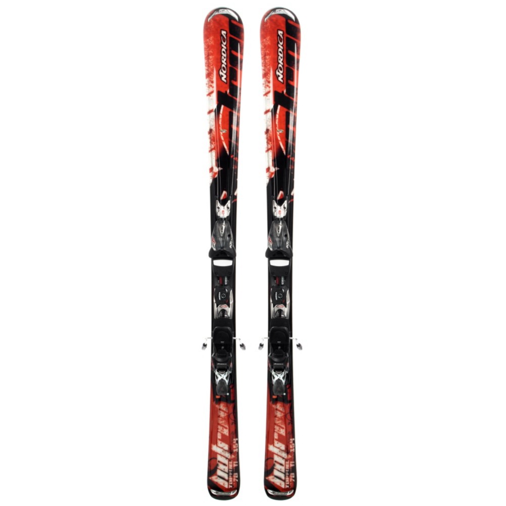 Nordica Top Fuel Skis with Trans Black Pro Wide Brake Bindings 2009