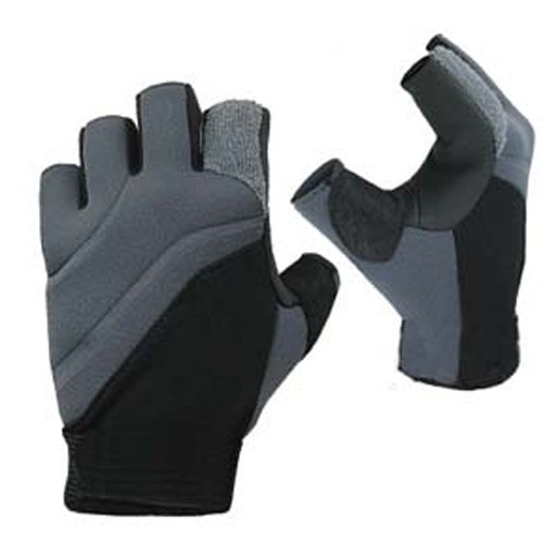 Stohlquist Contact Fingerless Paddling Gloves 2013, Black-Charcoal, medium