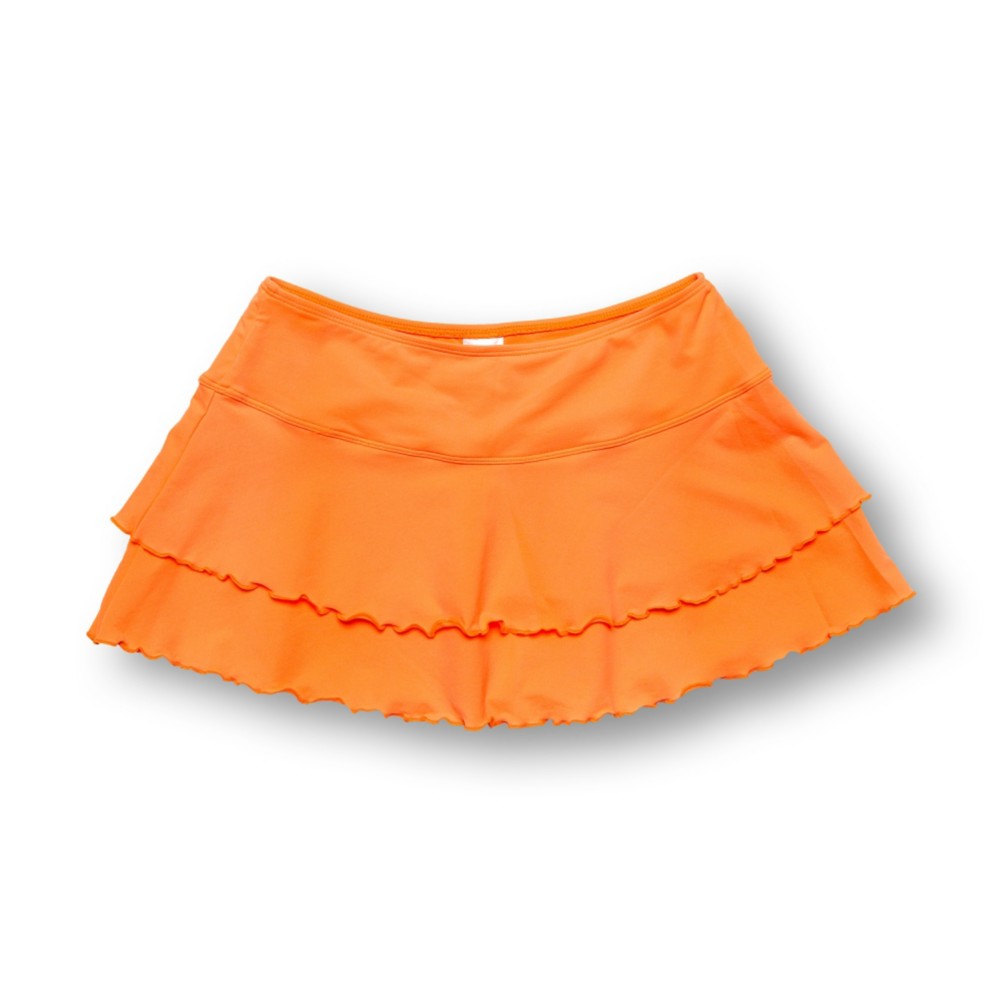 Body Glove Lambada Skirt Bathing Suit Cover Up, Orangerine, swatch