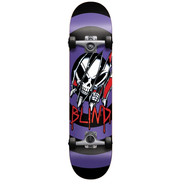Blind Crash SS Purple Complete Skateboard 2010