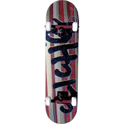 Cliche Handwritten Stripes Complete Skateboard 2010