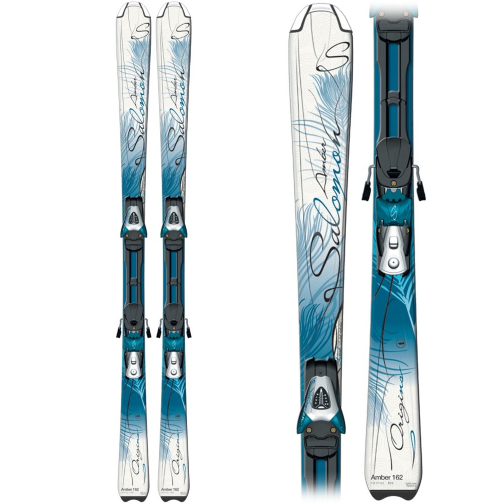 Salomon Origins Amber Womens Skis with LZ 9 Bindings 2009