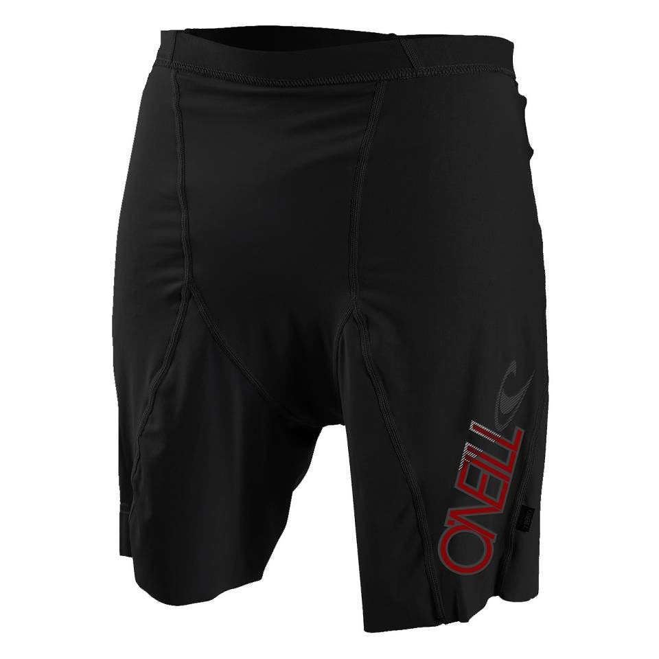 O'Neill Skins Surf Boxer Board Shorts, Black, medium