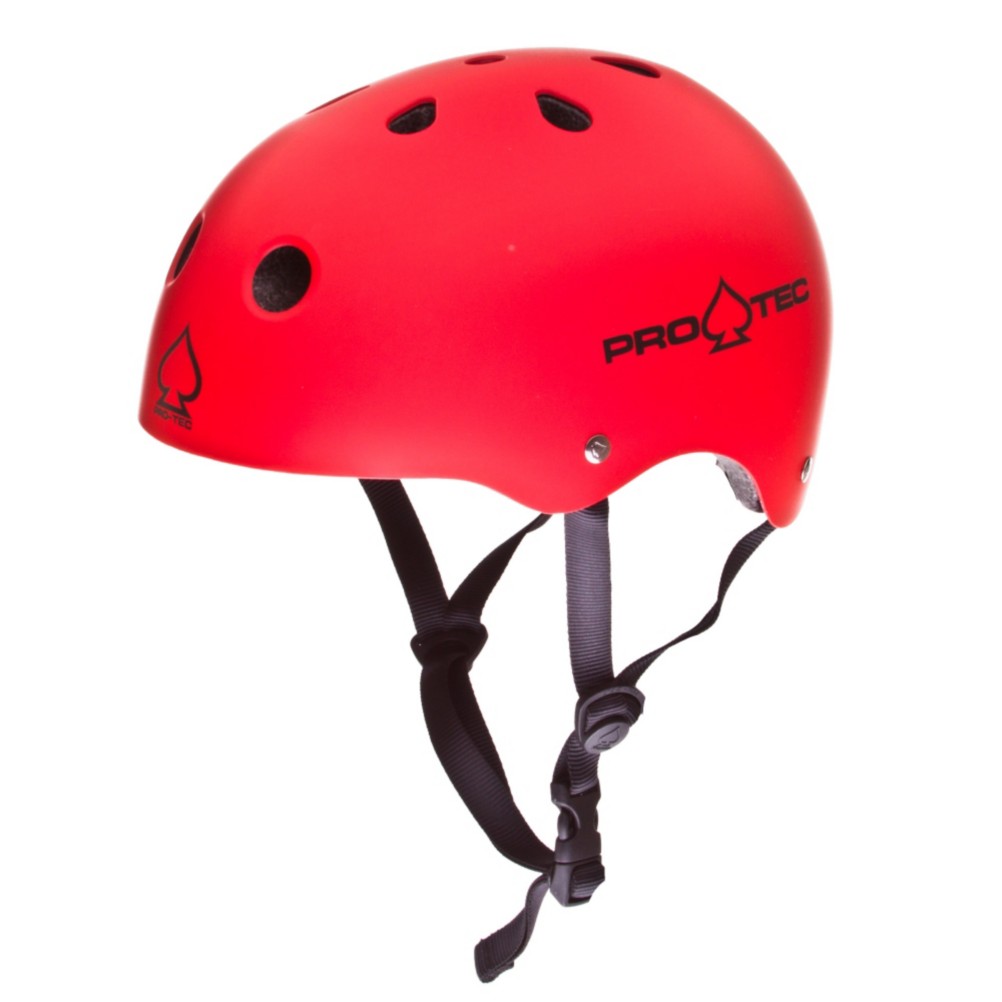 Pro-Tec The Classic Mens Skate Helmet, Matte Red, swatch