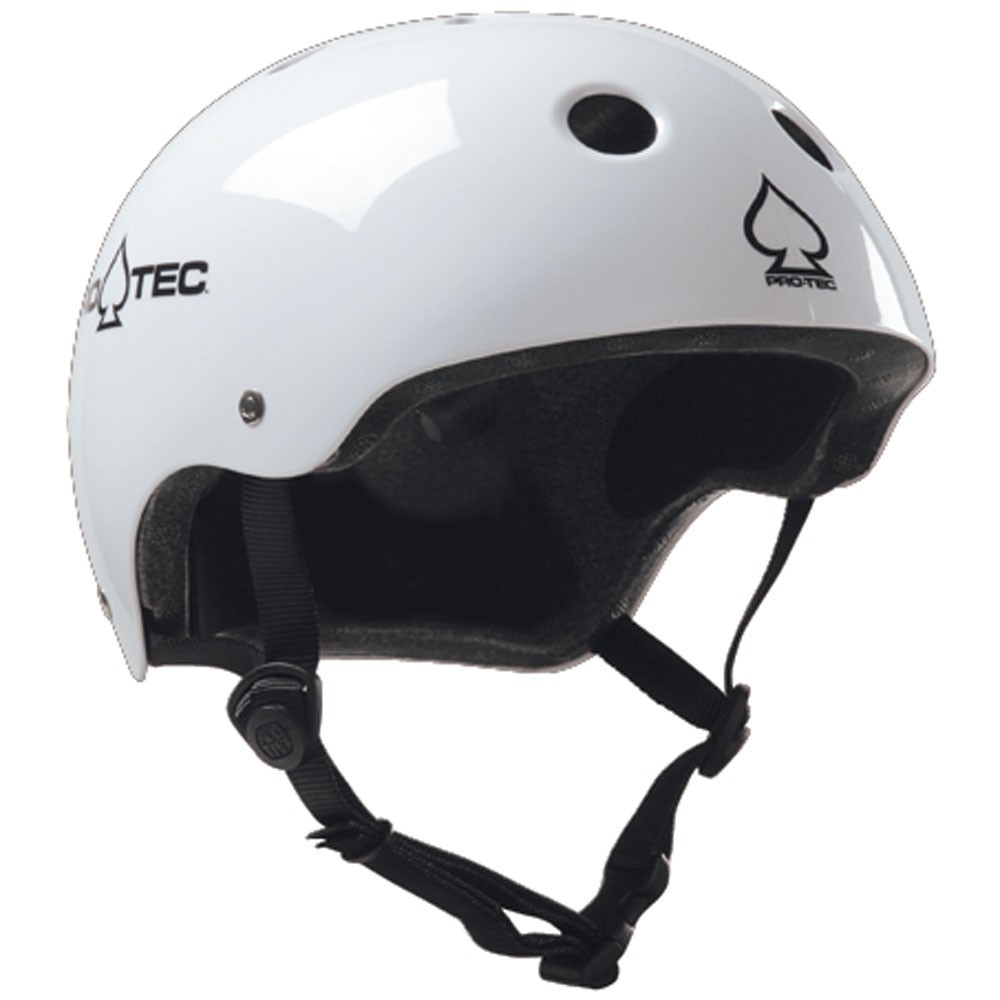 Pro-Tec The Classic Mens Skate Helmet 2013, Gloss White, medium