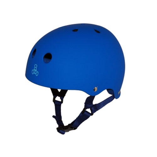 Triple 8 Brainsaver Sweatsaver Mens Skate Helmet, Royal Blue Rubber, medium
