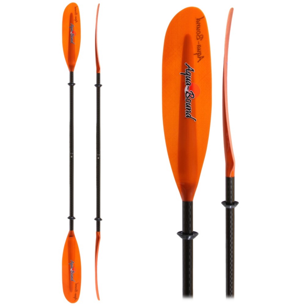 AquaBound Swell FG 2-Piece Small Shaft Kayak Paddle 2013, Sunset Orange, swatch