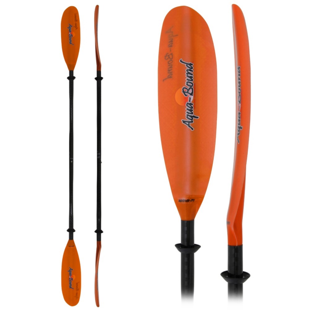 AquaBound Spindrift FG 2-Piece Small Shaft Kayak Paddle 2013, Sunset Orange, swatch