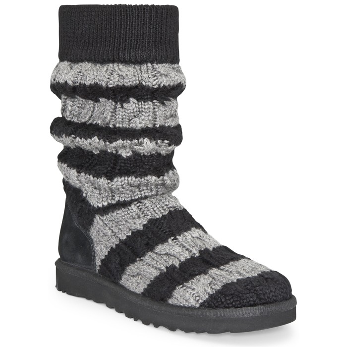 UGG Classic Tall Stripe Cable Kn...