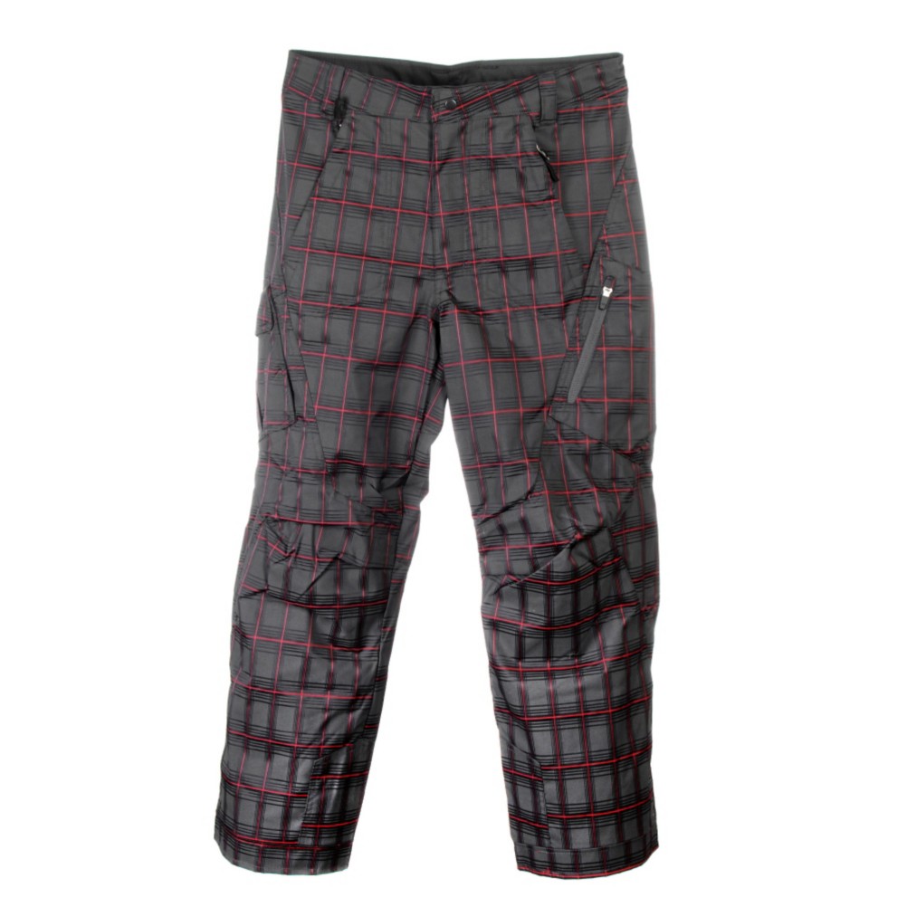 Obermeyer Rewind Kids Ski Pants, Ebony Plaid, swatch
