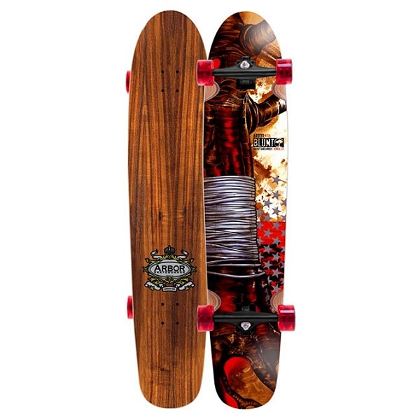 Arbor Blunt Koa Complete Longboard 2010