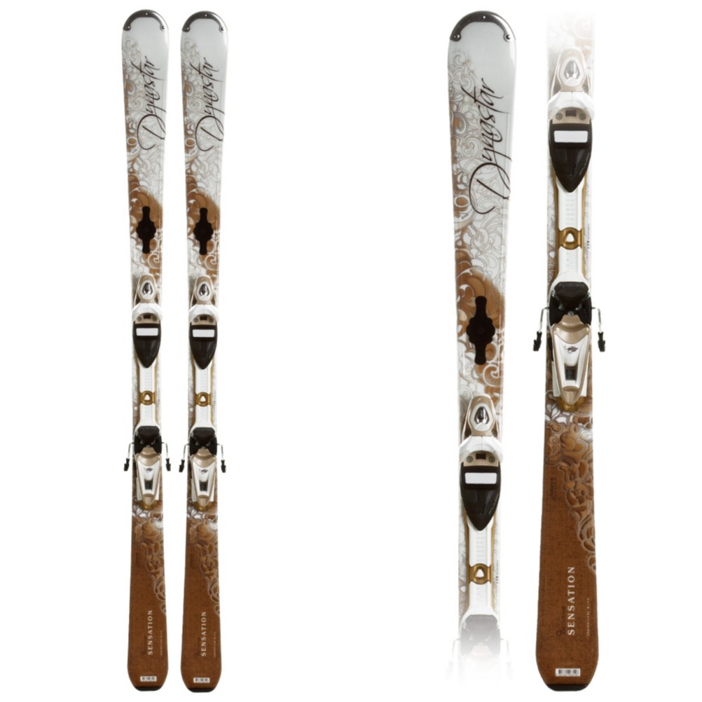 Dynastar Exclusive Sensation Womens Skis with Nova 9 Fluid Bindings, 158cm, medium