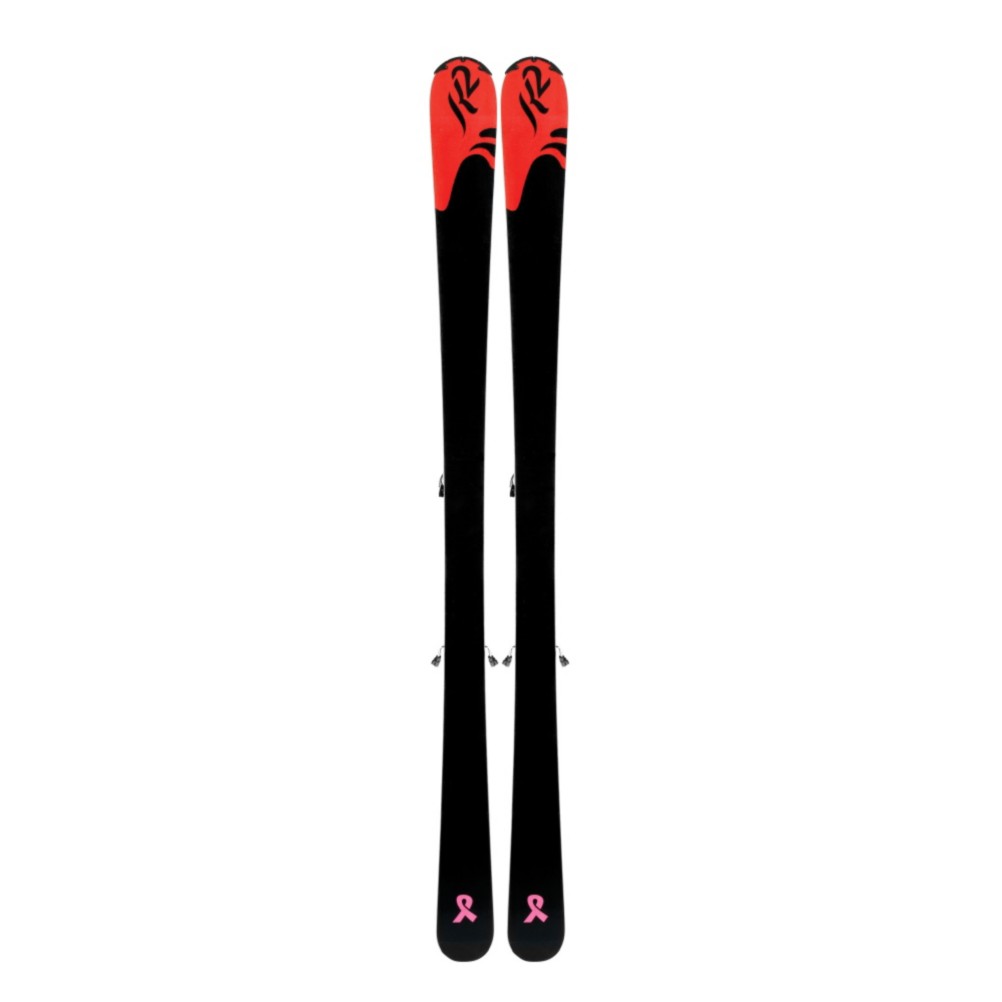 K2 T:Nine Burnin Luv Womens Skis with ERS 11.0 TC Bindings 2011