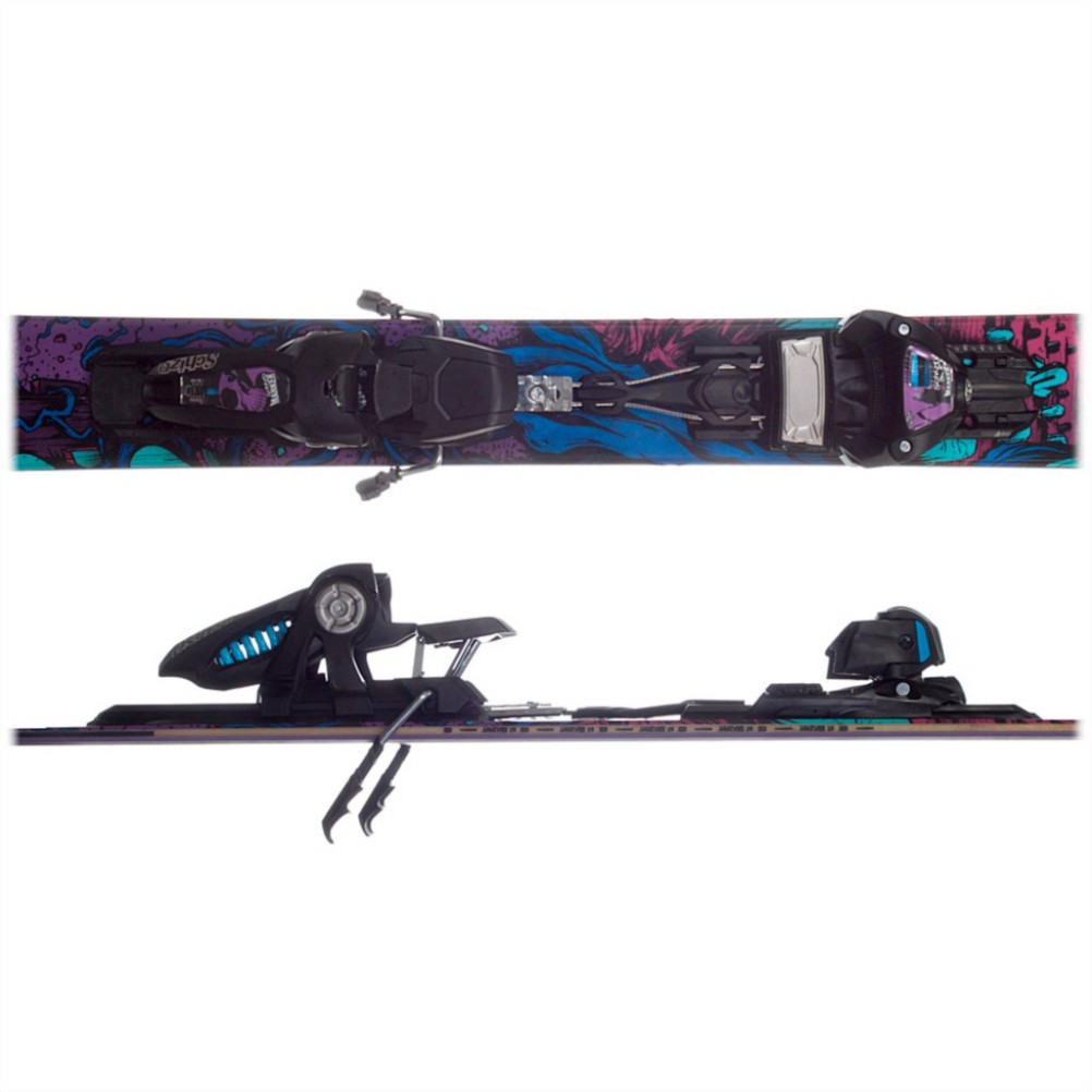 K2 Revival Schizo Skis with Griffon Schizofrantic Bindings 2011