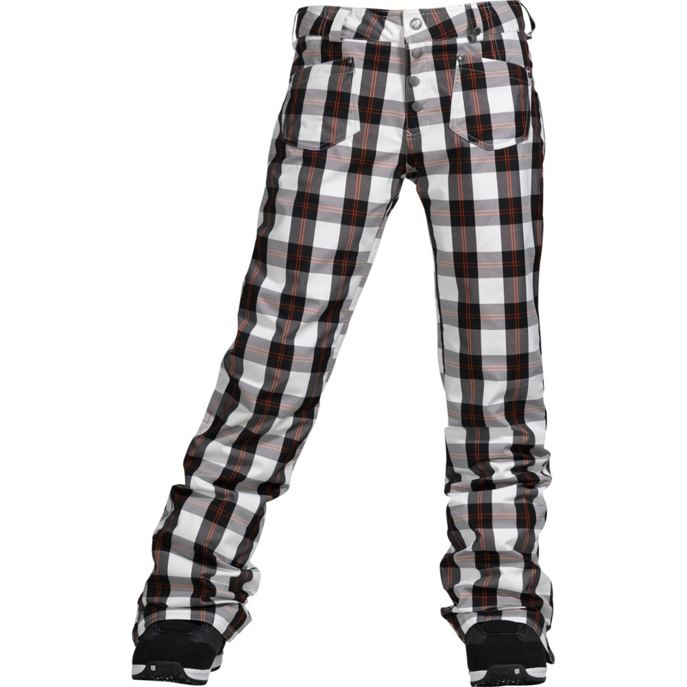 Burton White Collection Skinny Womens Snowboard Pants 2010