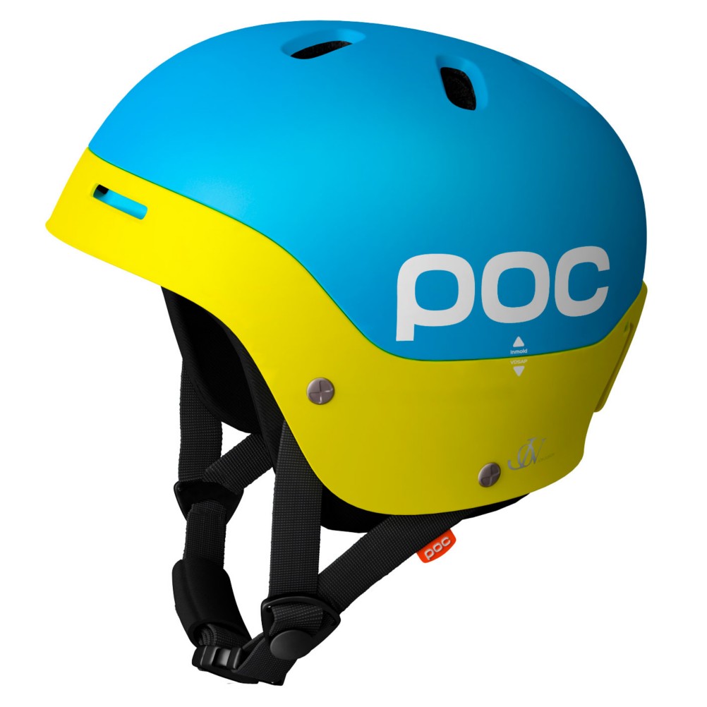 POC Frontal Helmet 2013, Blue-Yellow, medium