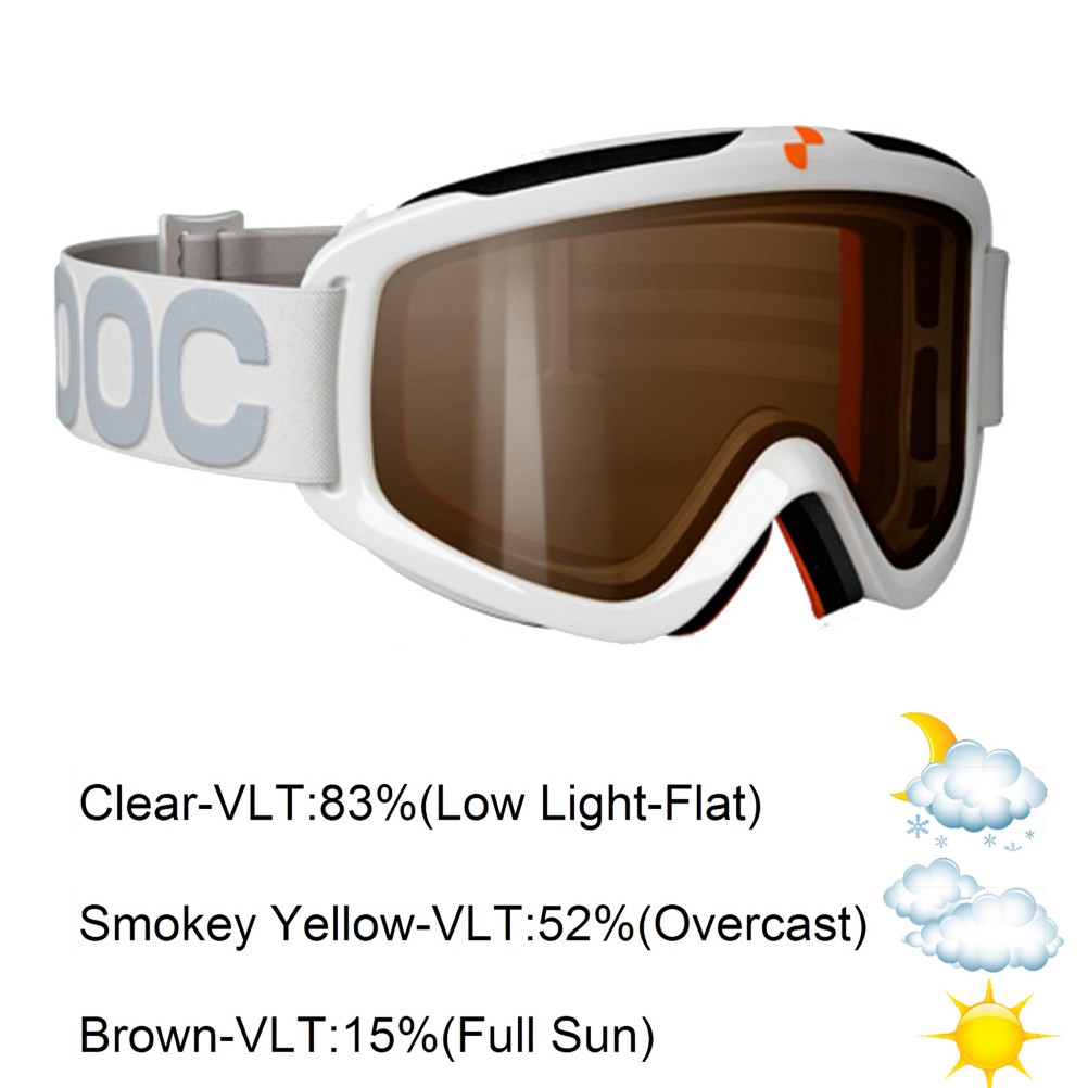 POC Iris Comp Large Adult Goggles 2013, White-Blue, medium