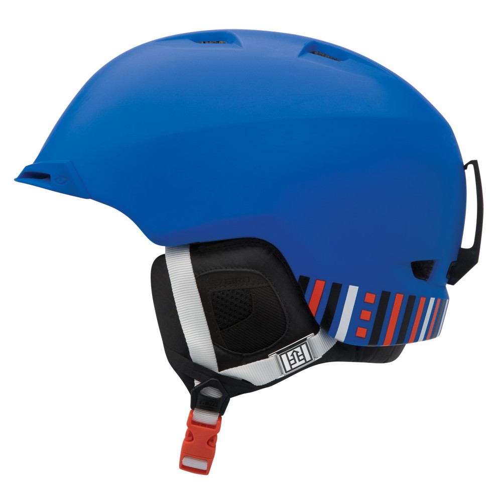 Giro Chapter Helmet, Matte Blue Bars, swatch