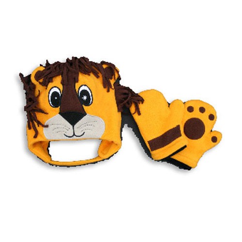 Critterlicious Telly The Lion Hat and Mitten Set 2011
