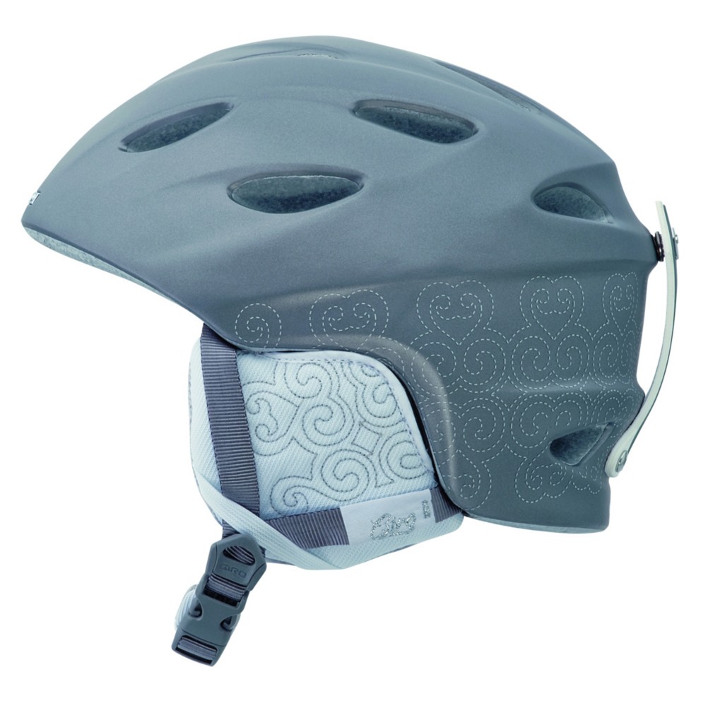 Giro Ember Womens Helmet, Matte Titanium Ornate, swatch